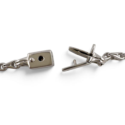 Di Modolo Milano Falco Link 18k White Gold 3.50mm Chain Necklace 23.5" 31.8g