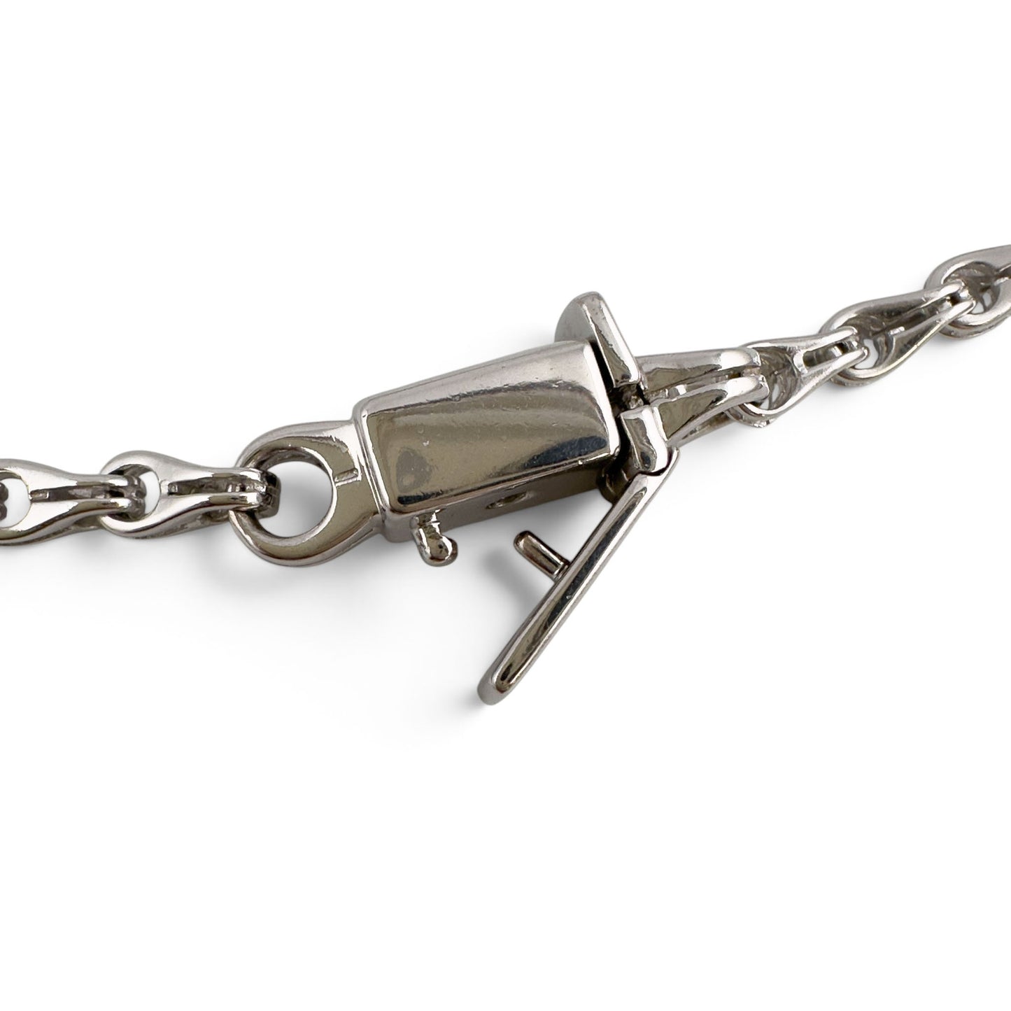 Di Modolo Milano Falco Link 18k White Gold 3.50mm Chain Necklace 23.5" 31.8g