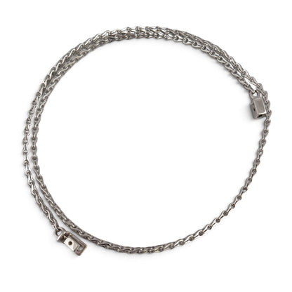 Di Modolo Milano Falco Link 18k White Gold 3.50mm Chain Necklace 23.5" 31.8g