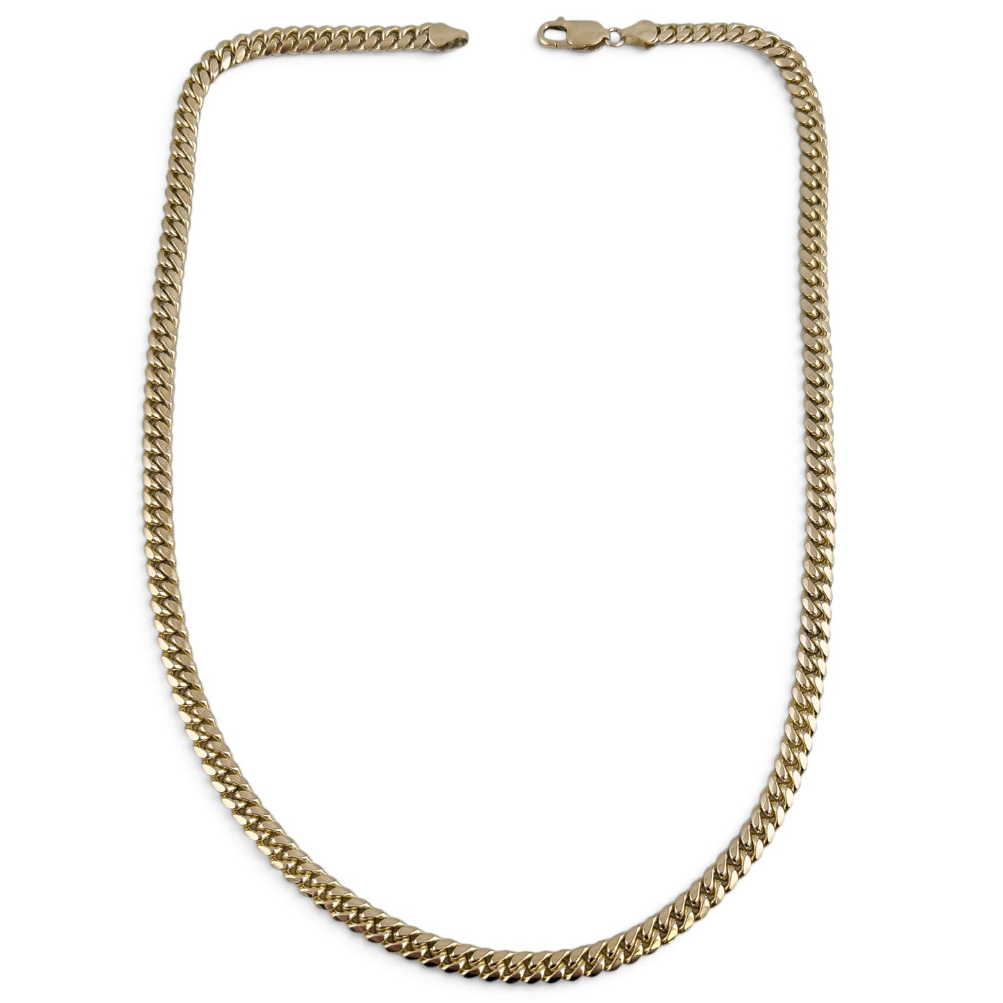 14k Yellow Gold Miami Cuban Link 6.00mm Chain Necklace 20" 67.5g