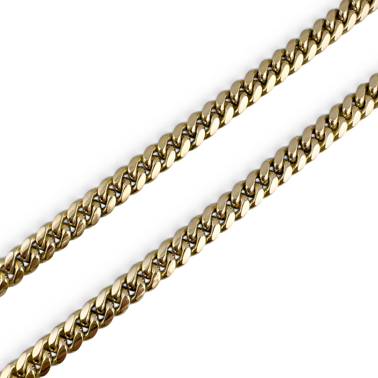 14k Yellow Gold Miami Cuban Link 6.00mm Chain Necklace 20" 67.5g