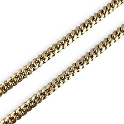 14k Yellow Gold Miami Cuban Link 6.00mm Chain Necklace 20" 67.5g
