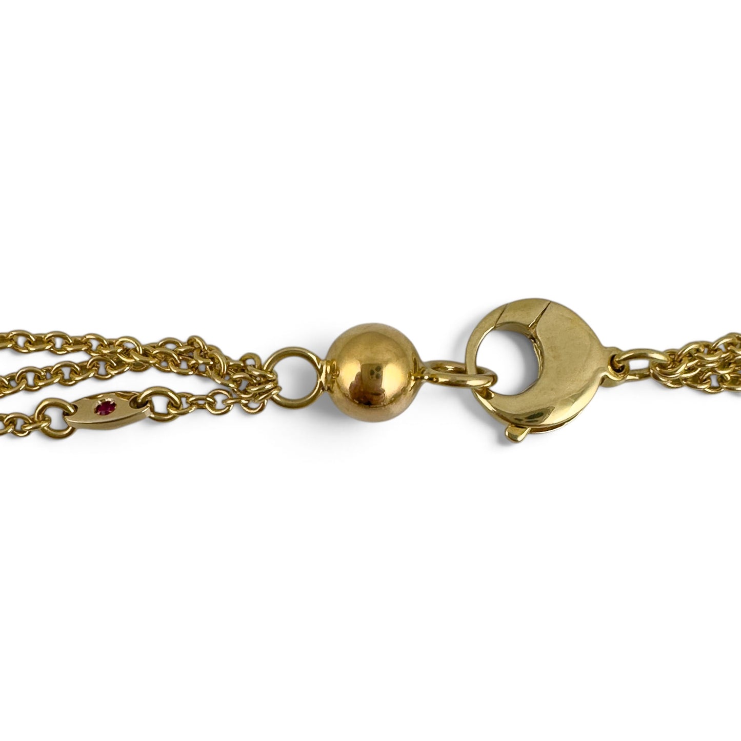 Roberto Coin Pallini 18k Yellow Gold Ball Bead Station Necklace 44.9g 22"