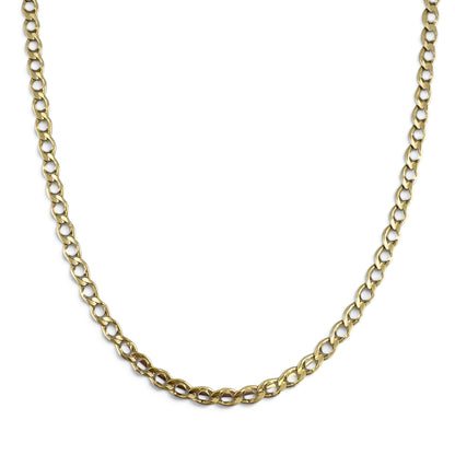 14k White & Yellow Gold Fancy Mariner Anchor 5.30mm Chain Necklace 30g 22" ITALY