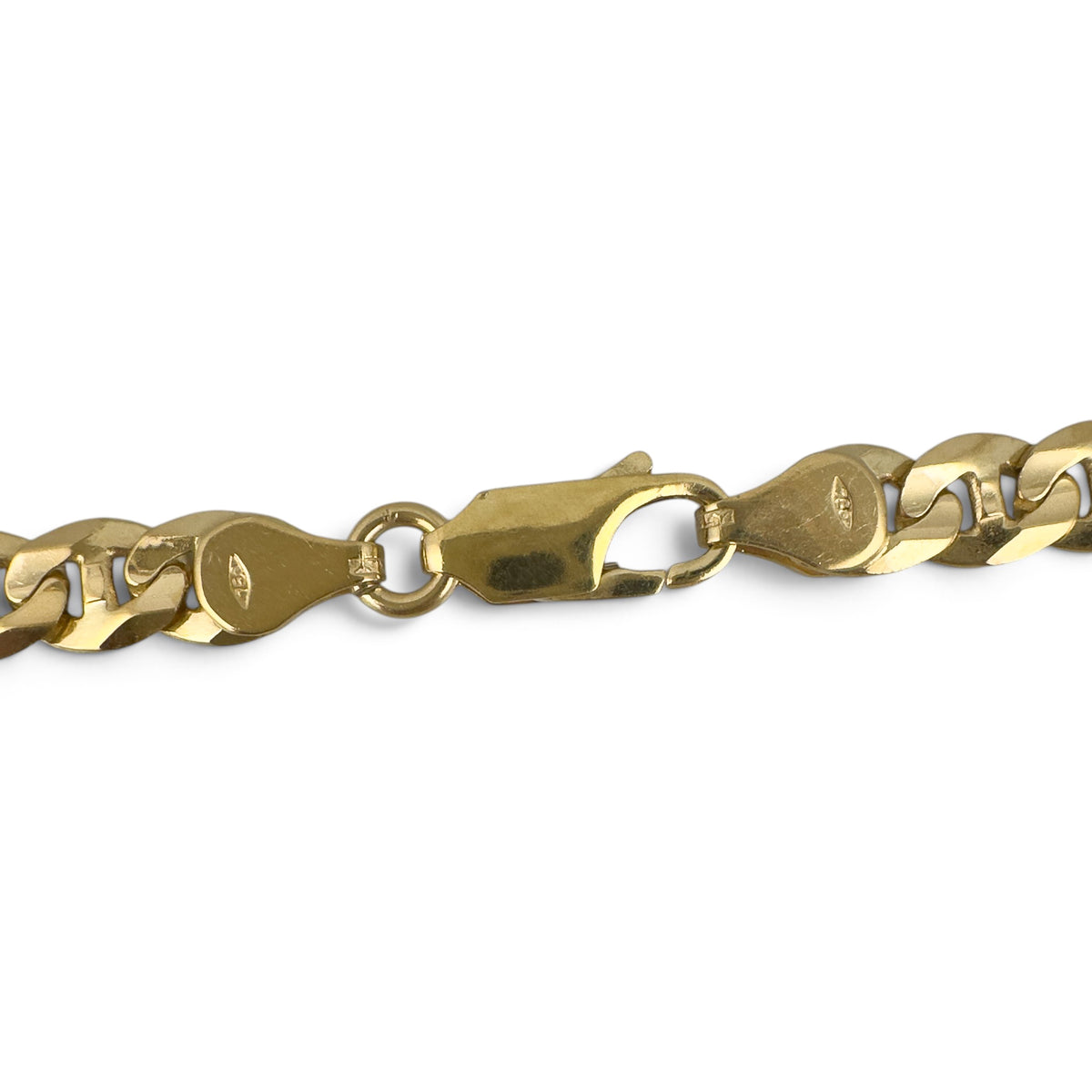 18k Solid Yellow Gold Anchor Mariner Link 6.00mm Chain Necklace 24" 43.0g ITALY