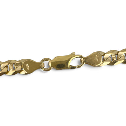 18k Solid Yellow Gold Anchor Mariner Link 6.00mm Chain Necklace 24" 43.0g ITALY