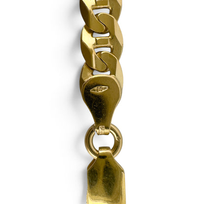 18k Solid Yellow Gold Anchor Mariner Link 6.00mm Chain Necklace 24" 43.0g ITALY