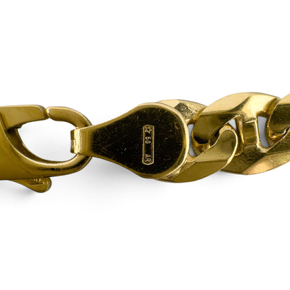 18k Solid Yellow Gold Anchor Mariner Link 6.00mm Chain Necklace 24" 43.0g ITALY