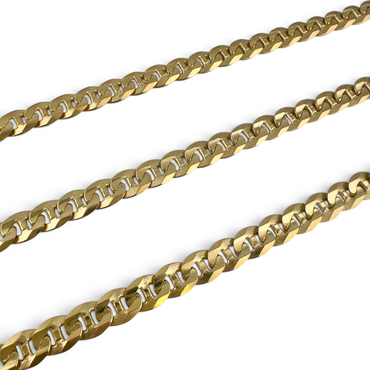 18k Solid Yellow Gold Anchor Mariner Link 6.00mm Chain Necklace 24" 43.0g ITALY