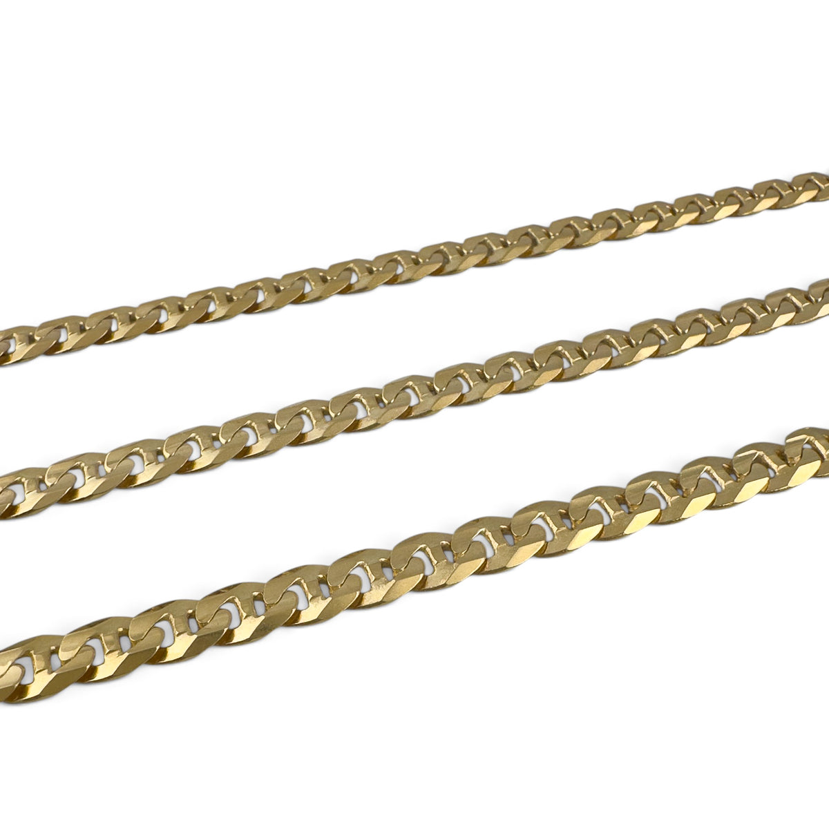 18k Solid Yellow Gold Anchor Mariner Link 6.00mm Chain Necklace 24" 43.0g ITALY