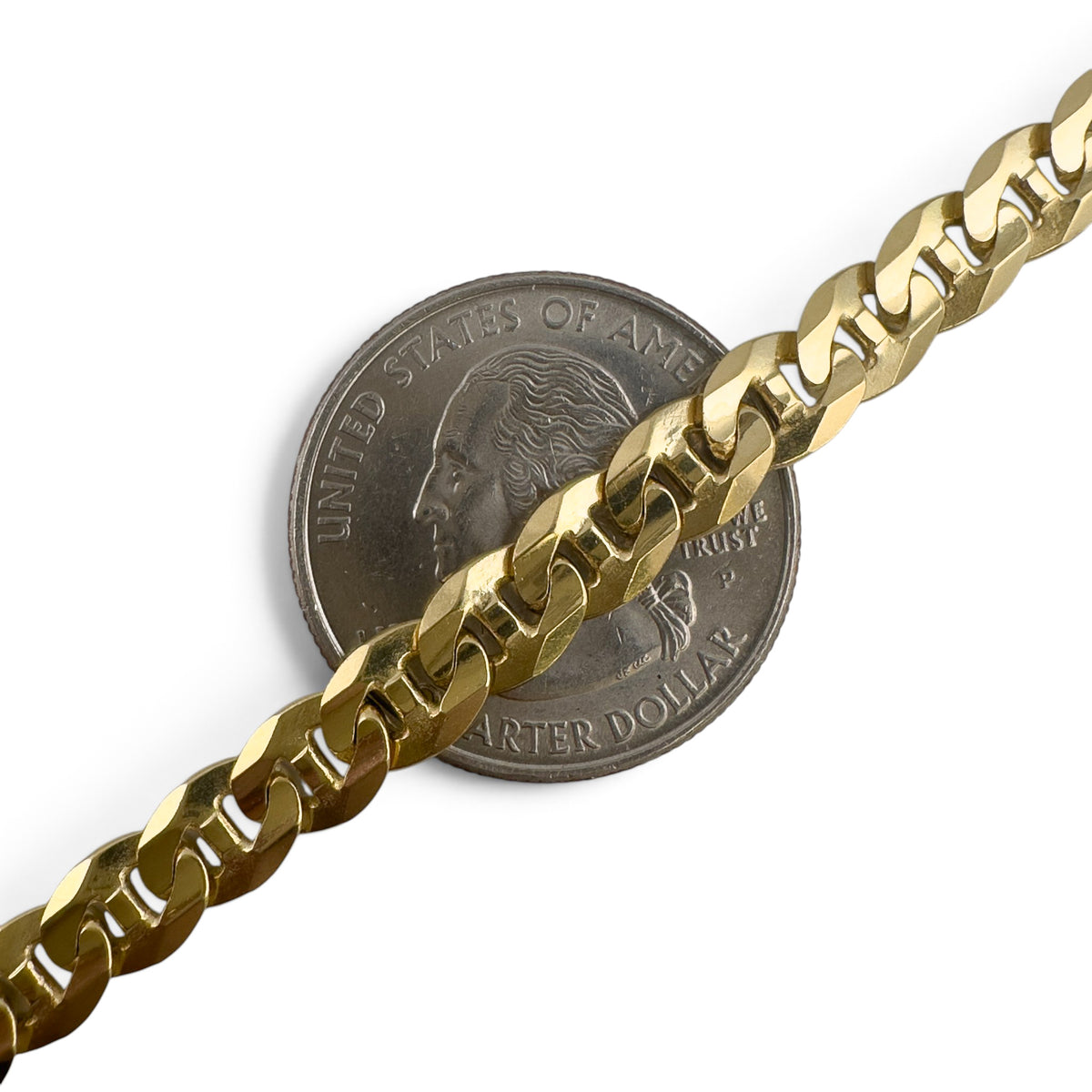 18k Solid Yellow Gold Anchor Mariner Link 6.00mm Chain Necklace 24" 43.0g ITALY