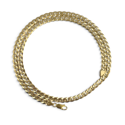 18k Solid Yellow Gold Anchor Mariner Link 6.00mm Chain Necklace 24" 43.0g ITALY