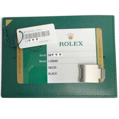 Rolex Sea-Dweller Deepsea 44mm Stainless Steel Black 126660 Watch BOX + PAPERS