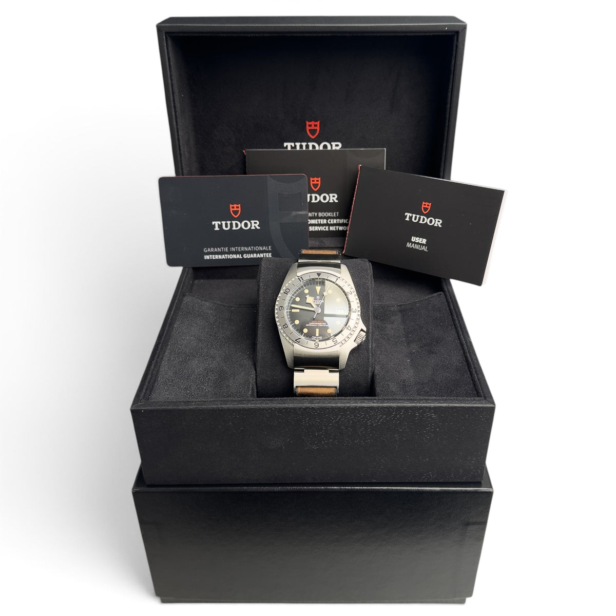 2021 Tudor Black Bay 70150 Stainless Steel Leather 42mm Watch BOX + PAPERS