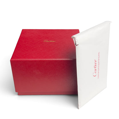 Cartier Trinity w/ Diamonds 18k Tricolor Gold Chain Bracelet + BAG BOX CERT