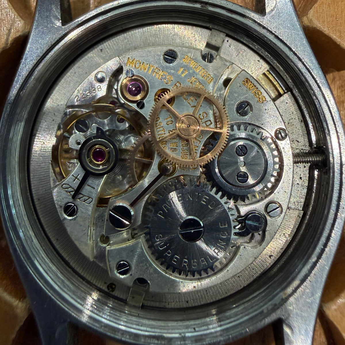 1954 Rolex Oyster Precision Date 6294 Honeycomb Roulette Stainless Manual 34mm