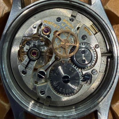 1954 Rolex Oyster Precision Date 6294 Honeycomb Roulette Stainless Manual 34mm