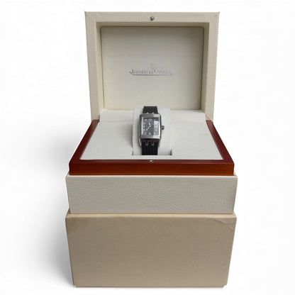 Jaeger LeCoultre Reverso Gran' Sport Date Black Steel 27mm x 36mm 290.8.60 BOX