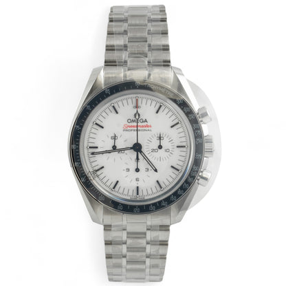 BRAND NEW Omega Speedmaster Moonwatch WHITE 42mm 310.30.42.50.04.001 COMPLETE
