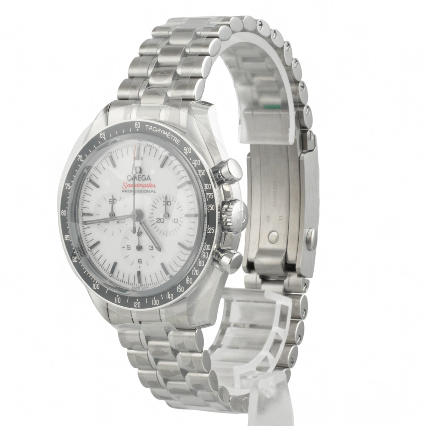 BRAND NEW Omega Speedmaster Moonwatch WHITE 42mm 310.30.42.50.04.001 COMPLETE