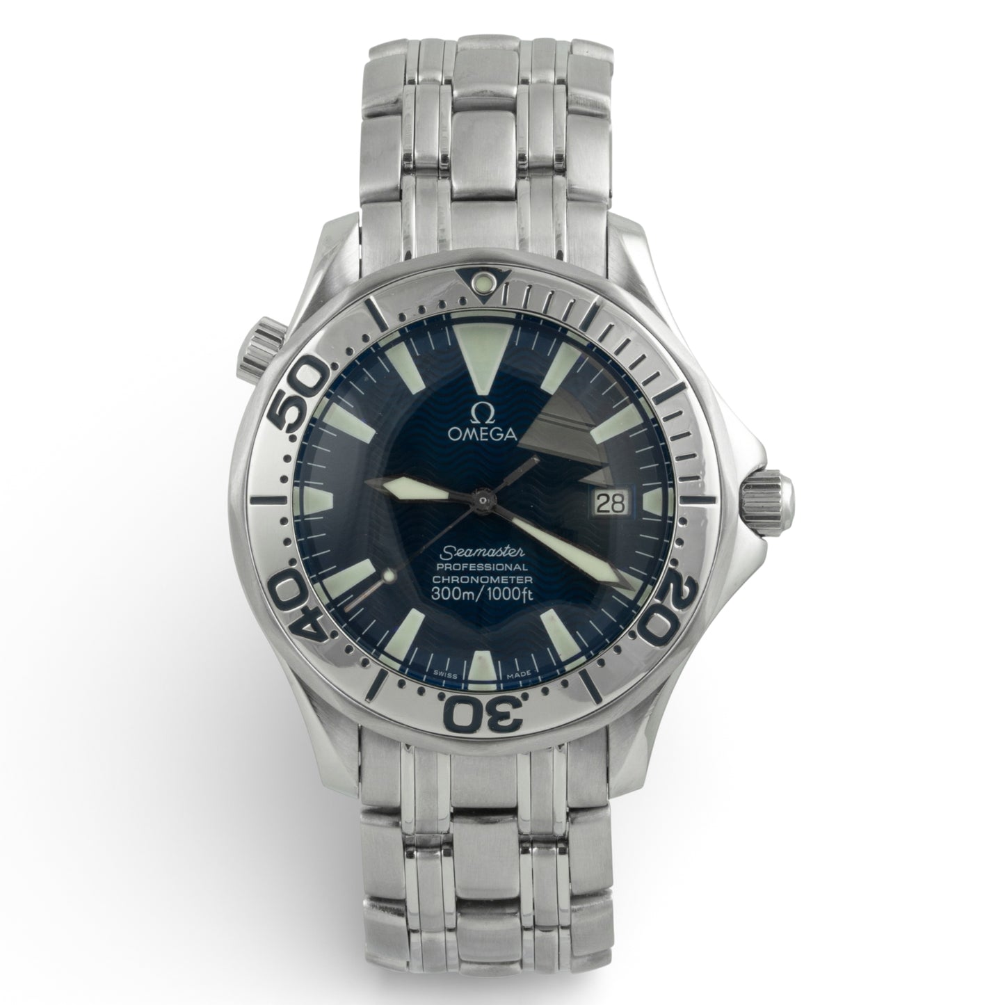 Omega Seamaster Professional 168.1640 Blue Stainless Steel 41mm Watch