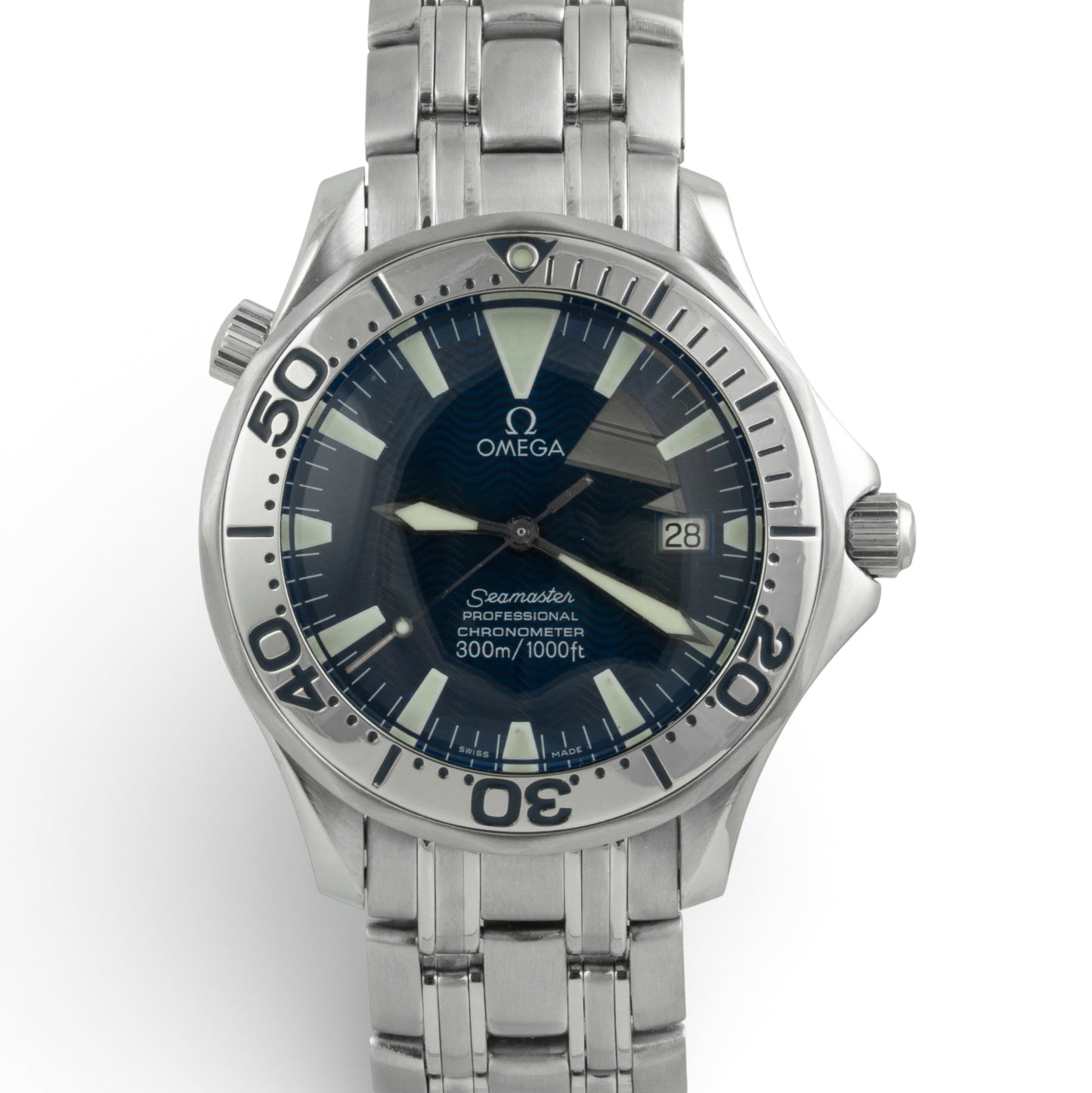 Omega Seamaster Professional 168.1640 Blue Stainless Steel 41mm Watch