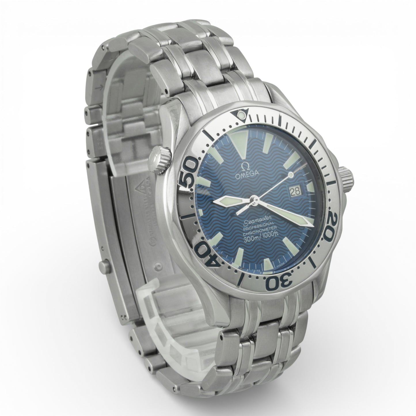 Omega Seamaster Professional 168.1640 Blue Stainless Steel 41mm Watch