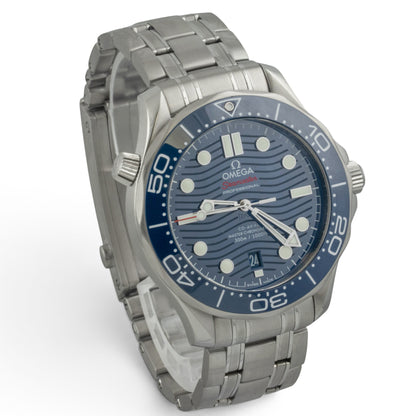 Omega Seamaster Diver 210.30.42.20.03.001 Steel Blue Co-Axial 42mm BOX + PAPERS