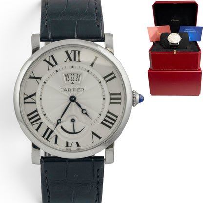 Cartier Rotonde de Power Reserve W1556369 Stainless Steel 40mm Watch BOX PAPERS