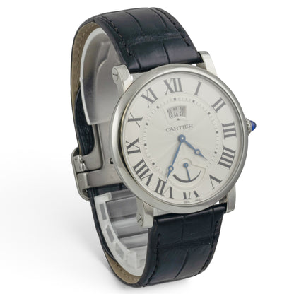 Cartier Rotonde de Power Reserve W1556369 Stainless Steel 40mm Watch BOX PAPERS