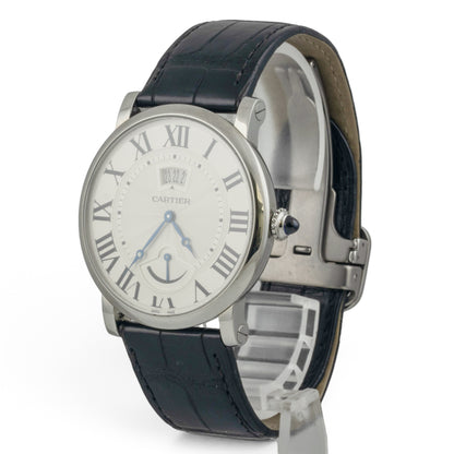 Cartier Rotonde de Power Reserve W1556369 Stainless Steel 40mm Watch BOX PAPERS