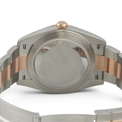 2021 Rolex DateJust Two-Tone 18k Rose Gold WIMBLEDON 41mm 126331 BOX + PAPERS