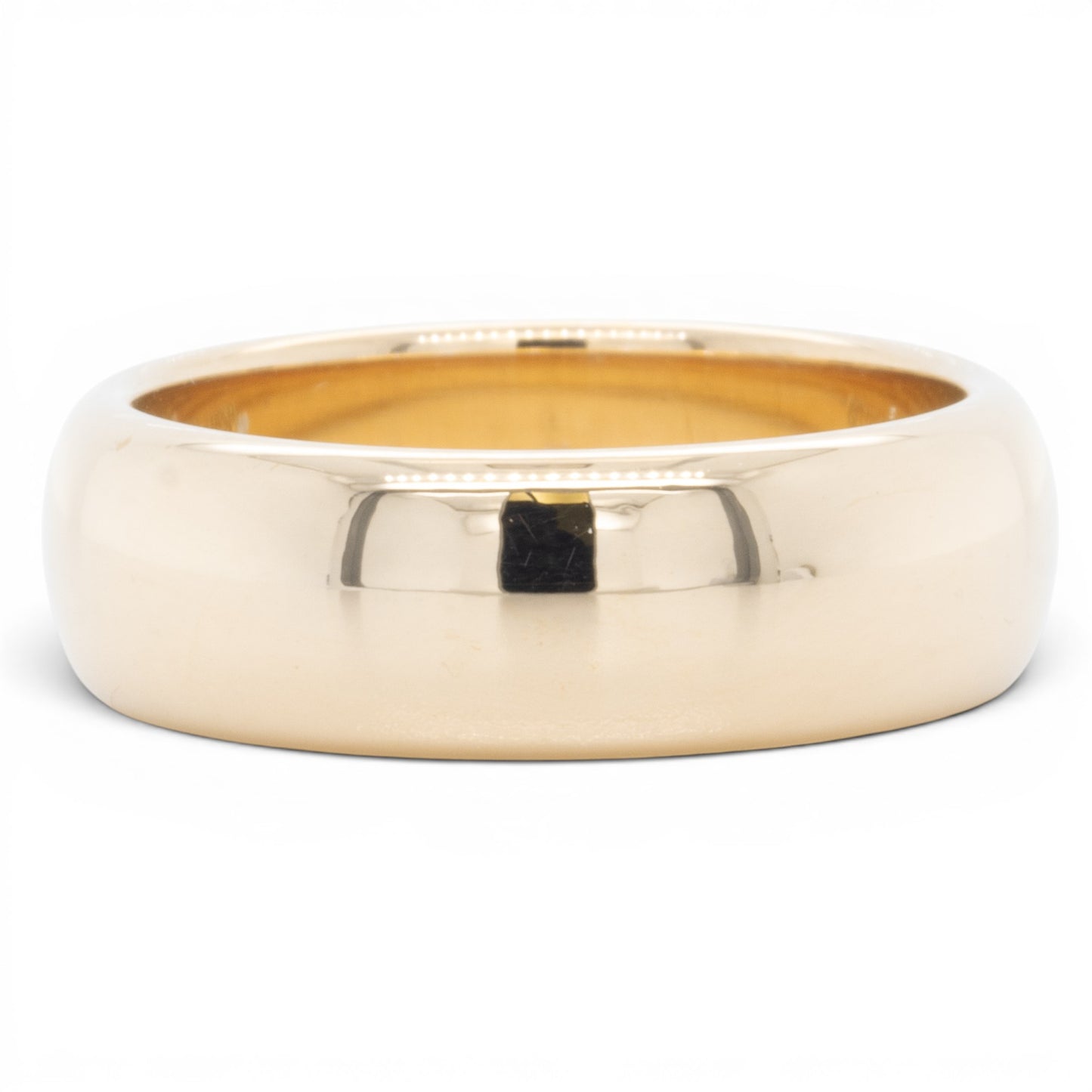 Tiffany & Co. Forever 18k Yellow Gold Domed 6mm Wedding Band Size 5.75 8.5g