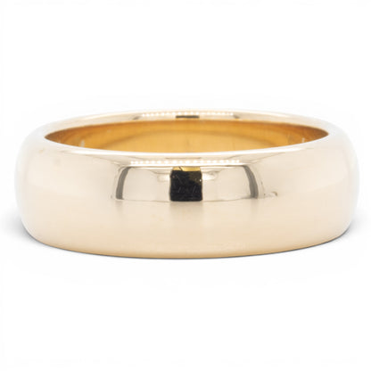 Tiffany & Co. Forever 18k Yellow Gold Domed 6mm Wedding Band Size 5.75 8.5g