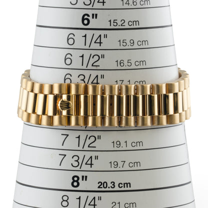 1985 Rolex Day-Date President 18038 Champagne 18k Yellow Gold 36mm Watch w/ BOX