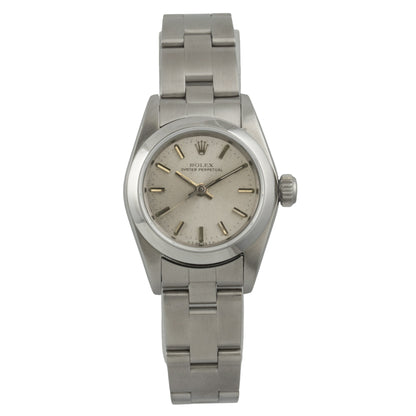 1995 Rolex Datejust 67180 Stainless Steel Silver Dial 24mm Ladies' Watch w/ BOX