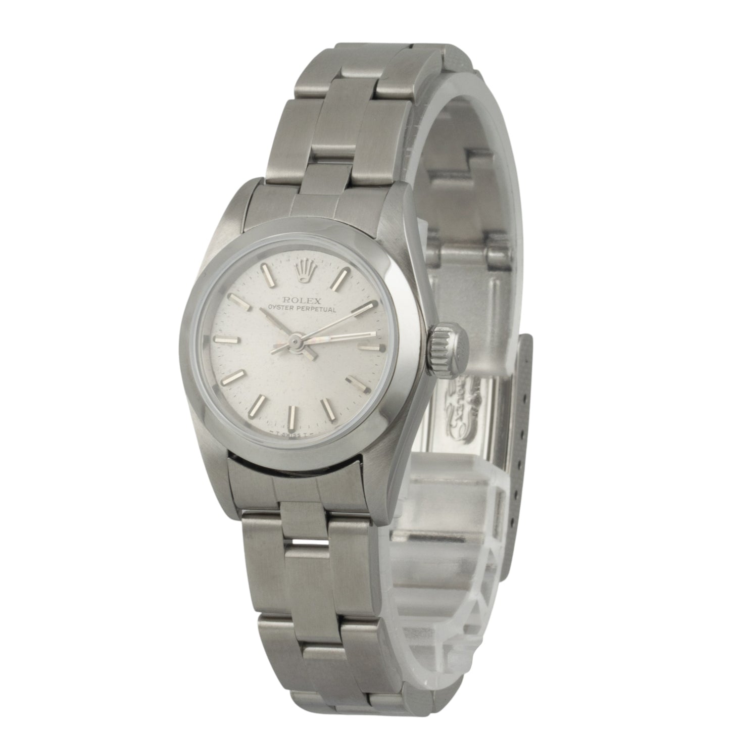 1995 Rolex Datejust 67180 Stainless Steel Silver Dial 24mm Ladies' Watch w/ BOX