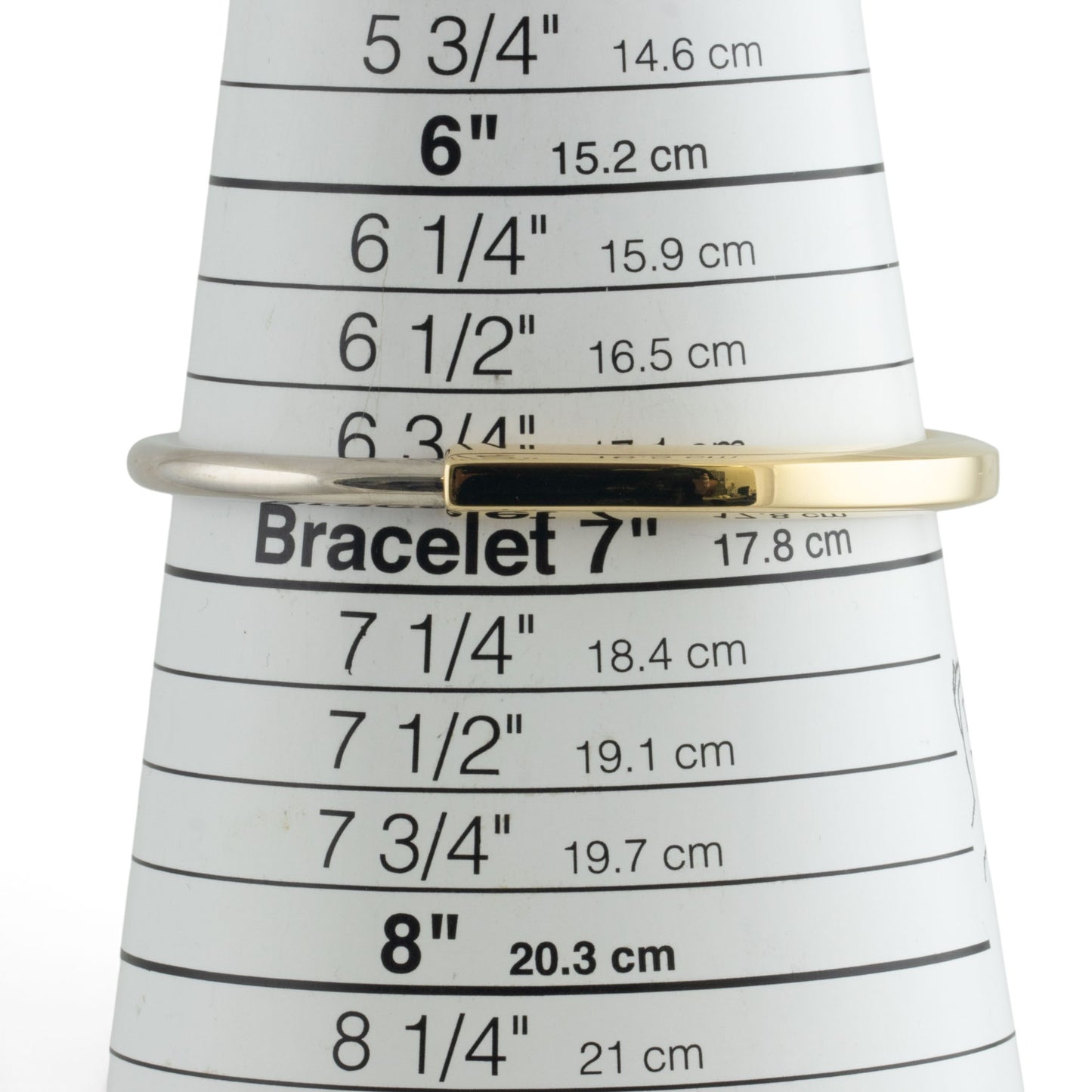 Tiffany & Co. Lock Bangle Two Tone Bracelet 18k White & Yellow Gold ITALY + BOX