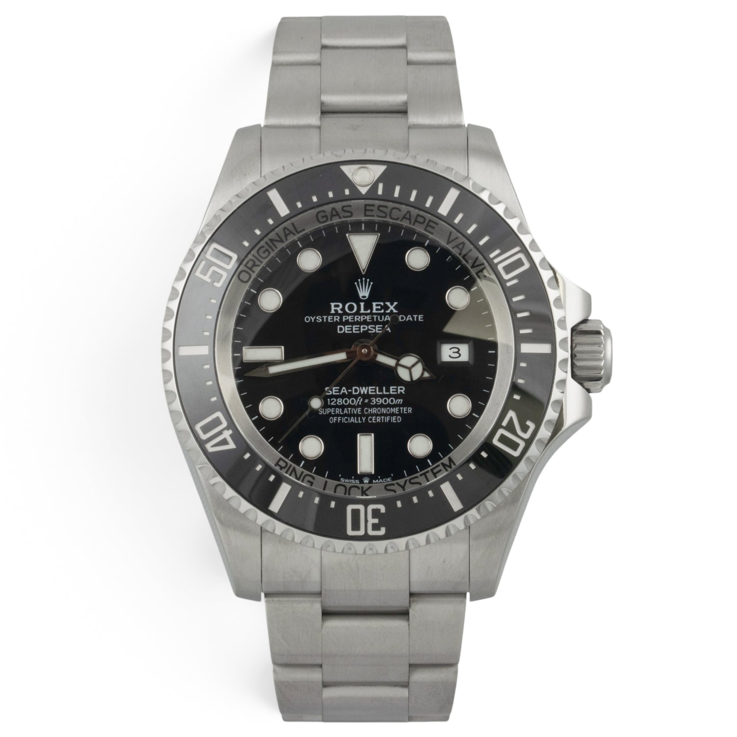 Rolex Sea-Dweller Deepsea 44mm Stainless Steel Black 126660 Watch BOX + PAPERS