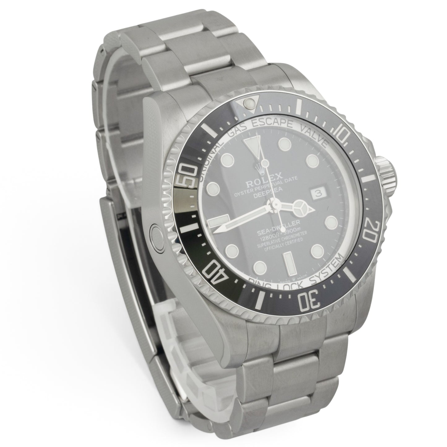 Rolex Sea-Dweller Deepsea 44mm Stainless Steel Black 126660 Watch BOX + PAPERS