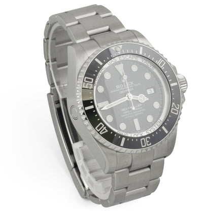 Rolex Sea-Dweller Deepsea 44mm Stainless Steel Black 126660 Watch BOX + PAPERS