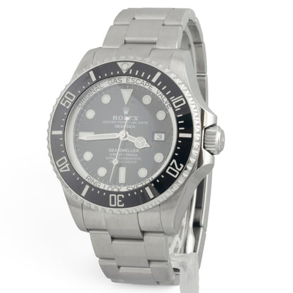 Rolex Sea-Dweller Deepsea 44mm Stainless Steel Black 126660 Watch BOX + PAPERS