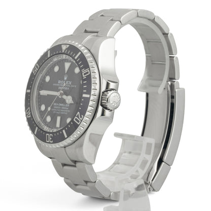Rolex Sea-Dweller Deepsea 44mm Stainless Steel Black 126660 Watch BOX + PAPERS