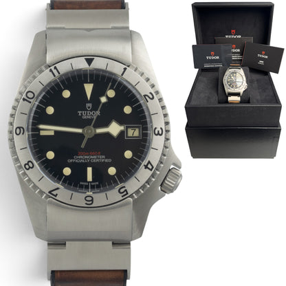 2021 Tudor Black Bay 70150 Stainless Steel Leather 42mm Watch BOX + PAPERS