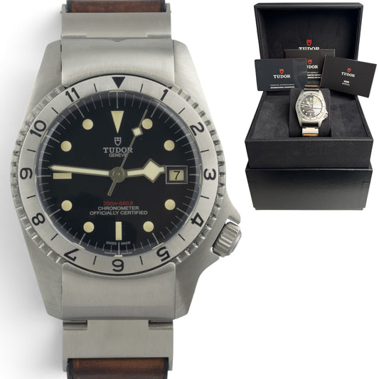 2021 Tudor Black Bay 70150 Stainless Steel Leather 42mm Watch BOX + PAPERS