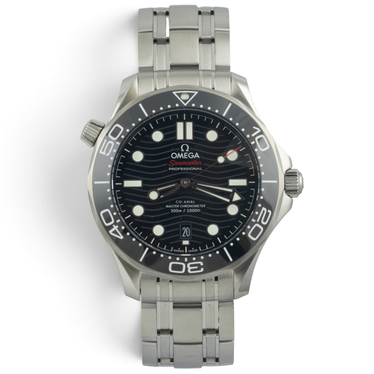 Omega Seamaster Diver 210.30.42.20.01.001 Steel Black Co-Axial 42mm BOX + PAPERS