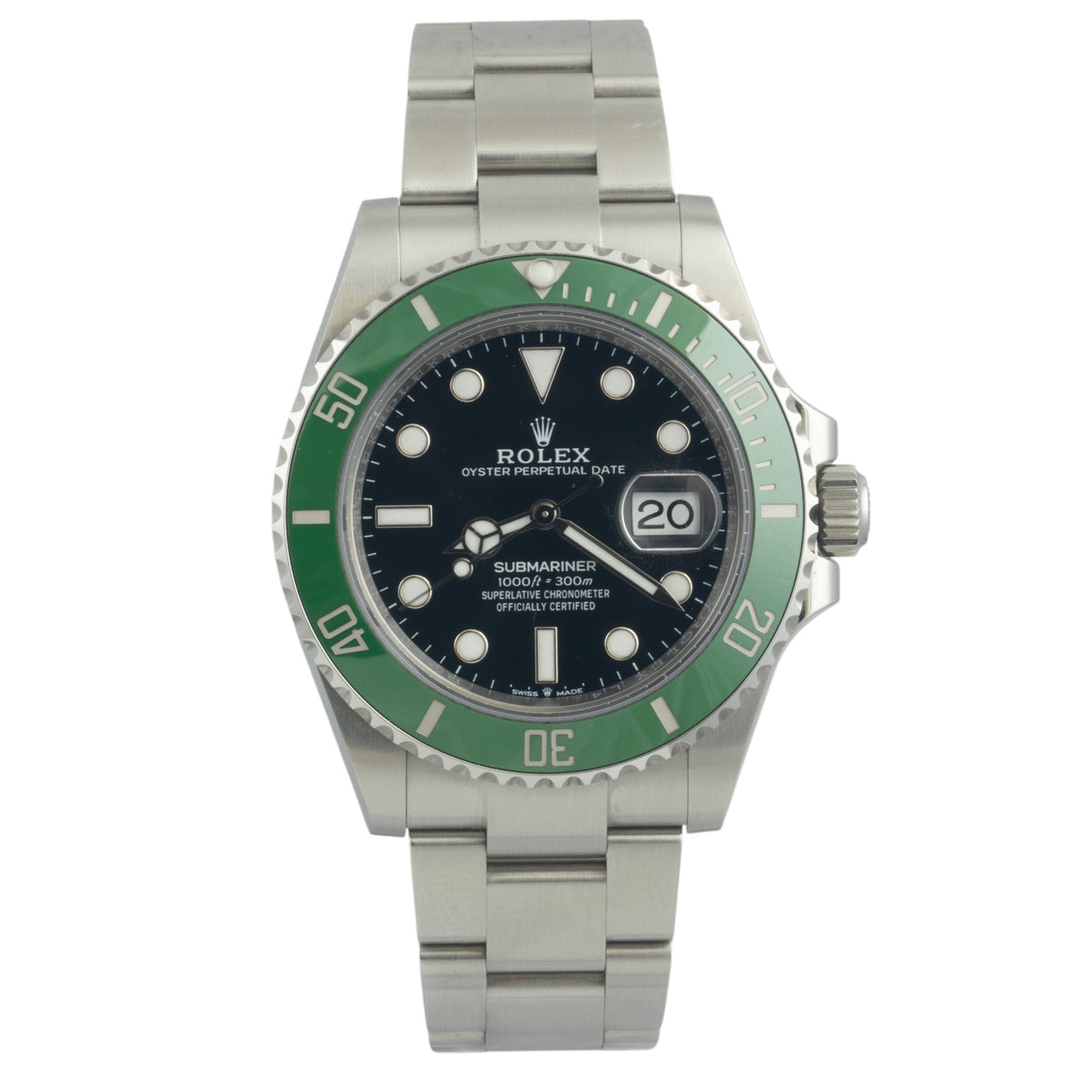 2025 Rolex Submariner STARBUCKS Green Stainless Steel 41mm 126610 LV BOX PAPERS