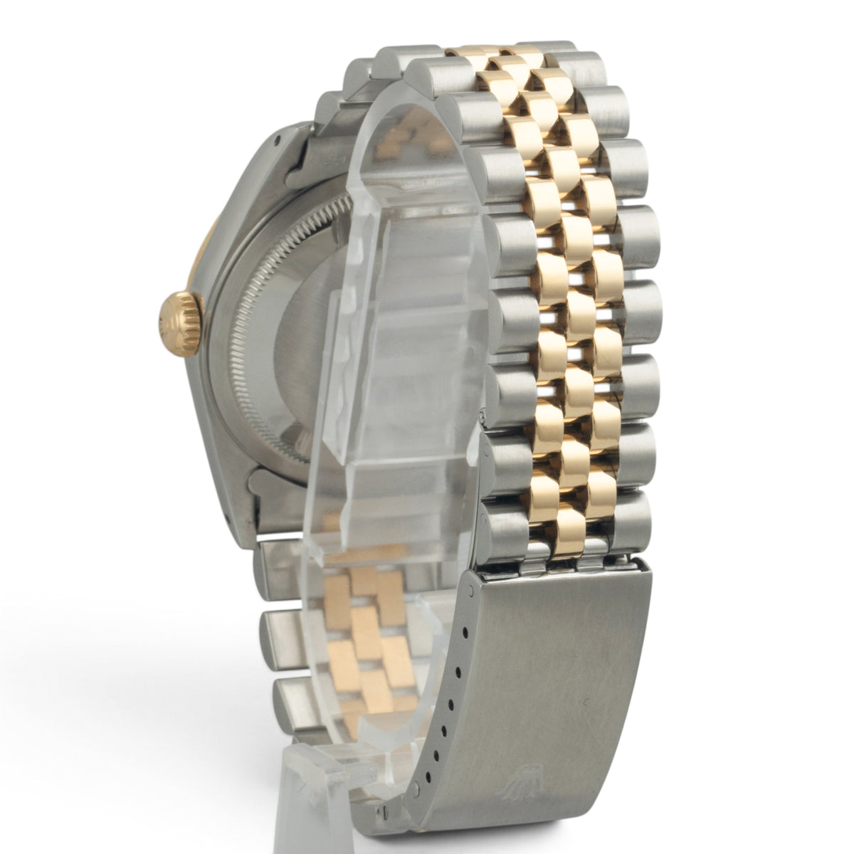 1989 Rolex DateJust 16233 36mm Champagne Steel & 18k Gold JUBILEE BOX + PAPERS