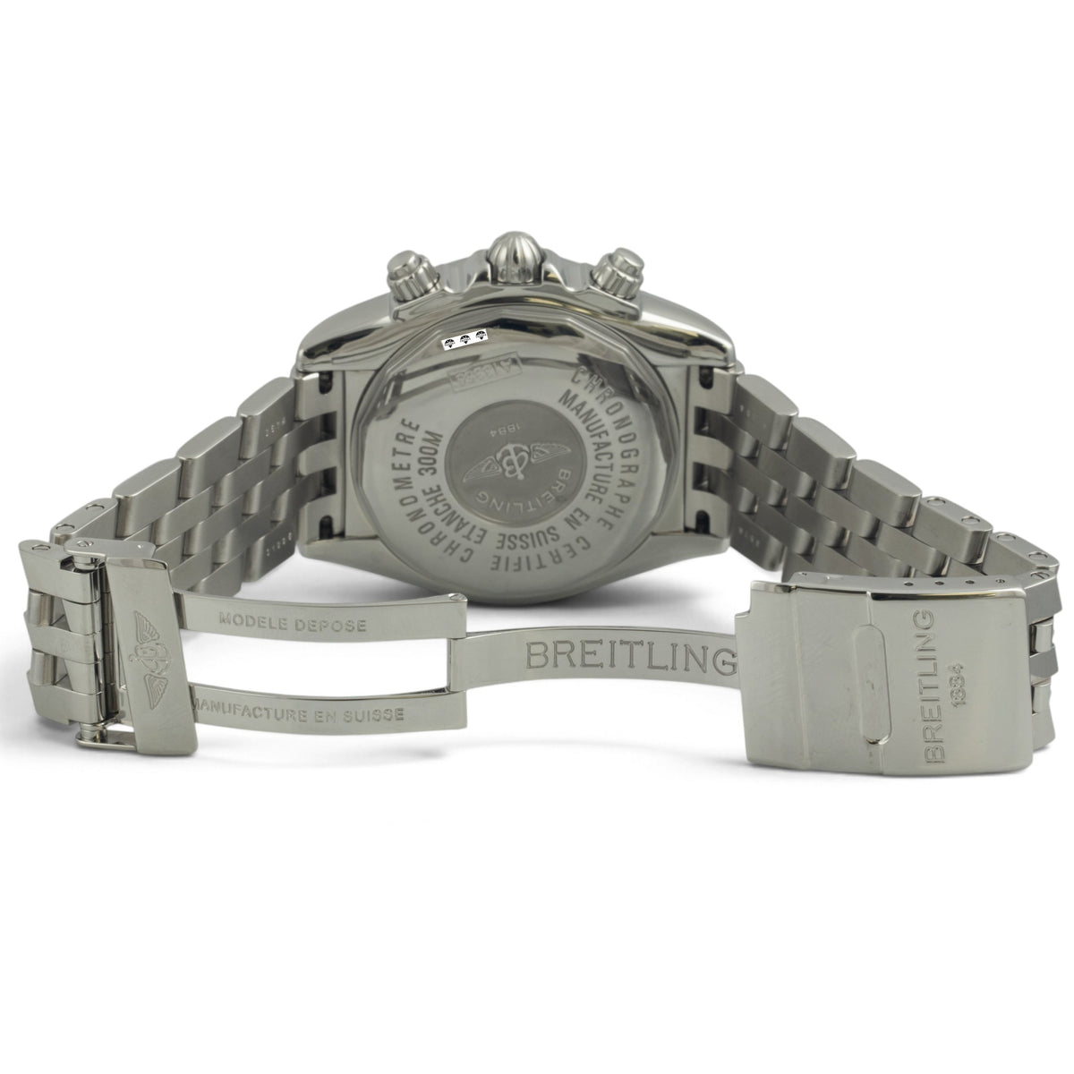 Breitling Crosswind Chronograph Stainless Steel White Automatic 43mm A13355