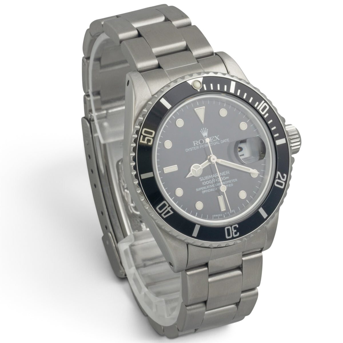 1984 Rolex Submariner Black Stainless Steel 40mm 16800 + SERVICE BOX & BOOK